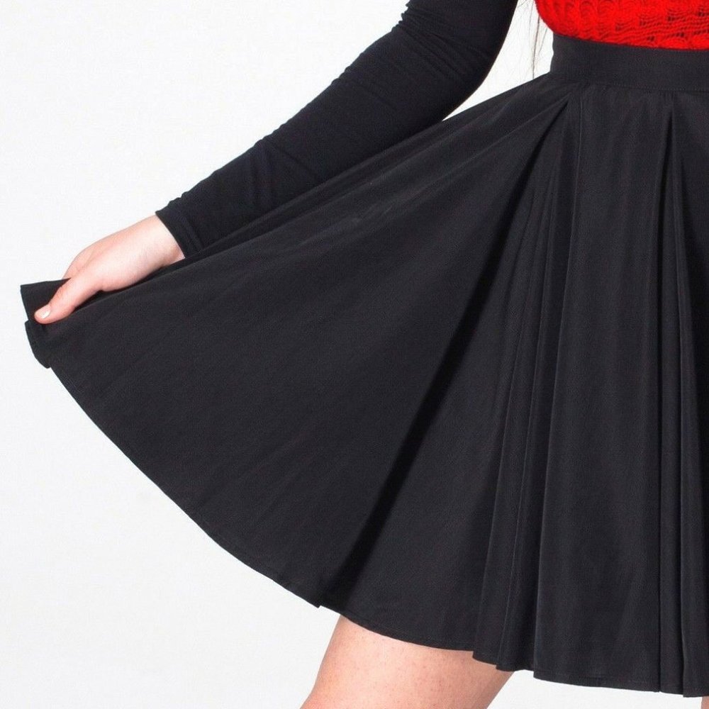 American Apparel gore circle skirt, XS